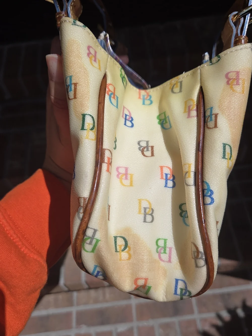 Dooney and Bourke Small DB Monogram "It" Bag - Picture 4 of 14